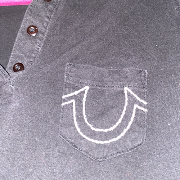 True Religion 4 Button Polo - Picture 2 of 6